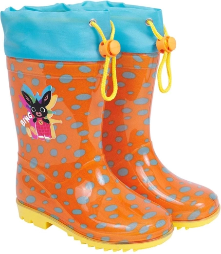 Kinder-Gummistiefel BING mit verstellbarer Manschette Gr. 26/27