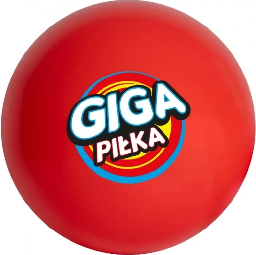 Riesiger aufblasbarer Ball rot
