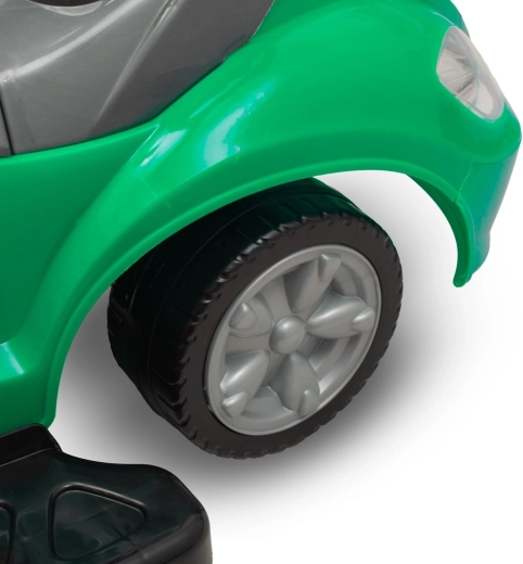 Abnehmbare Fußstützen und stabile Räder