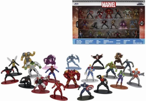 Marvel Metall-Nanofiguren – Sammlerset 20 Stk., Serie 6