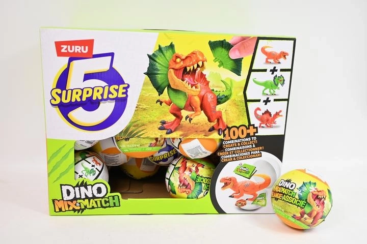 ZURU 5 Surprise Dino Mix and Match Überraschungskugel