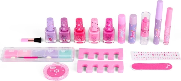 Umfangreiches Set für Make-up und Nägel