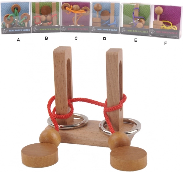 Knobelspiele – aus Holz