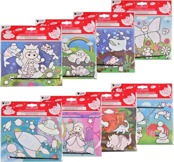 Kreativset Magisches Malen 20 × 15 cm (8 Motive assortiert)