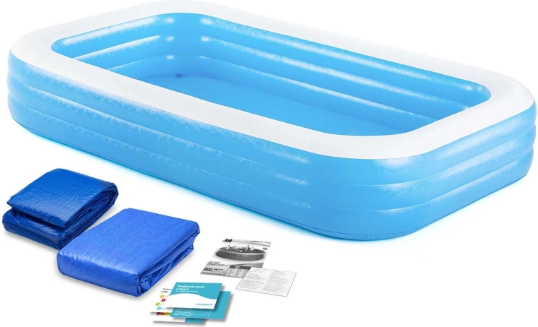 Schutzunterlage für den Pool