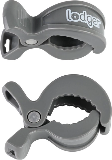 Lodger Clips für das Swaddle-Tuch Swaddle Clip Carbon (2 Stk.)
