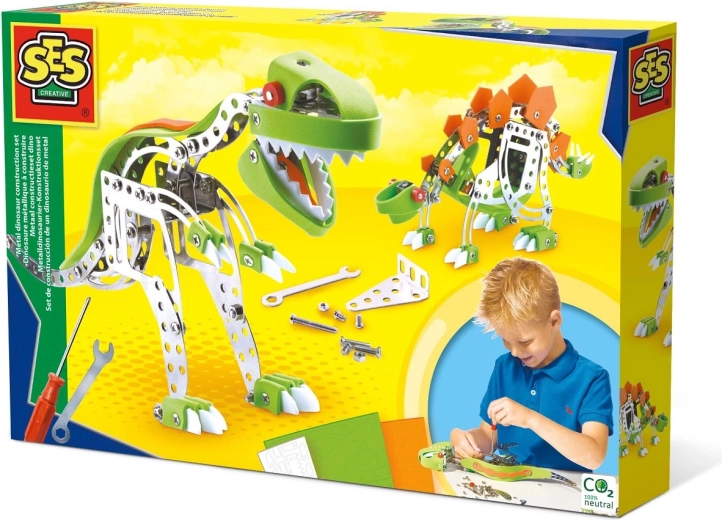Zwei Dinosaurier-Modelle zum Zusammenbauen