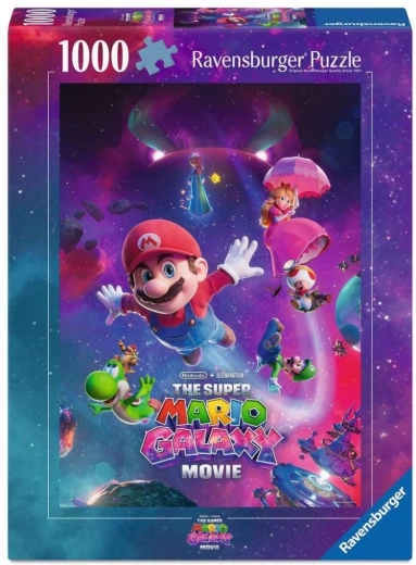 Ravensburger Puzzle Super Mario – Galaktischer Film, 1000 Teile