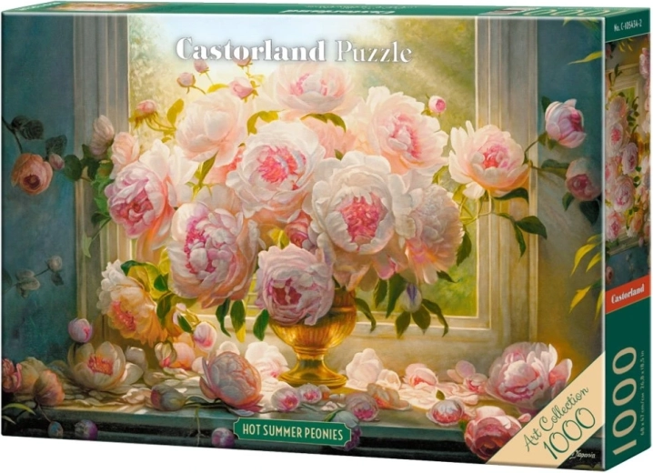 Puzzle Sommer-Pfingstrosen 1000 Teile – Castorland Art Collection