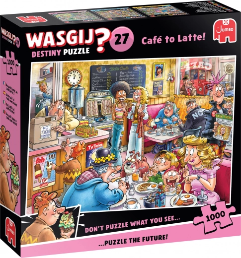 Puzzle Wasgij Destiny 27: Kaffeehaus Latte 1000 Teile