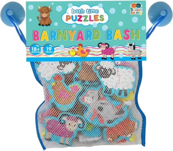 Buddy & Barney Badeaufkleber Bauernhof Puzzle