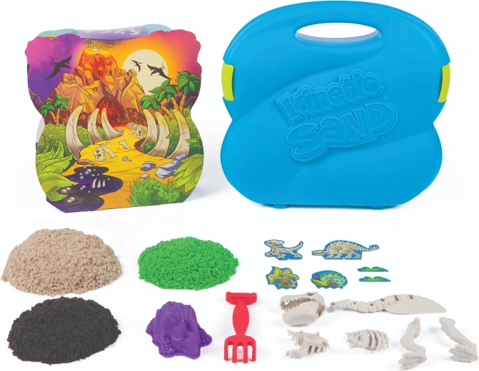 Drei Farben kinetischen Sands