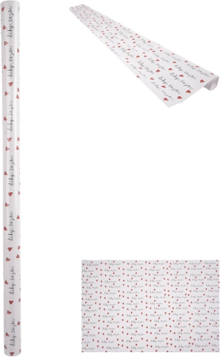 Geschenkpapier „Danke, dass es dich gibt“ 200 × 70 cm (CZ)