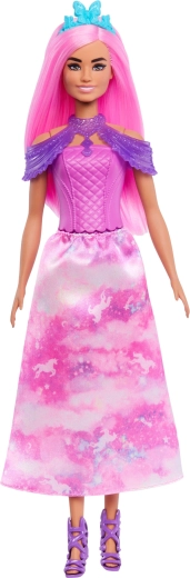 Barbie-Puppe mit pinkfarbenen Haaren