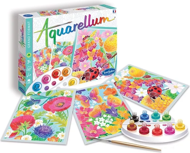 Sentosphere Aquarell-Set Blumen