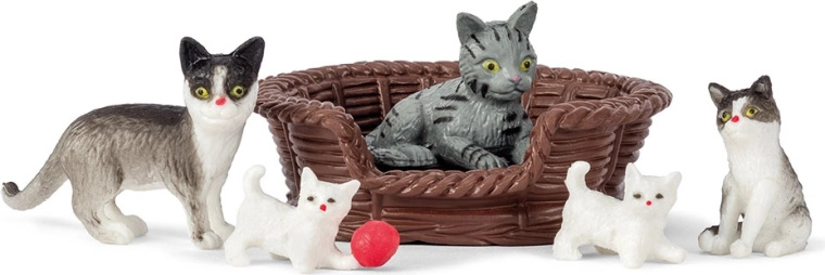 Lundby Katzenfamilie für das Puppenhaus