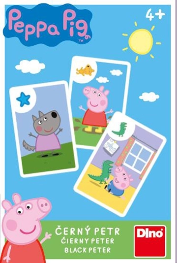 Dino Spielkarten Peppa Pig Schwarzer Peter