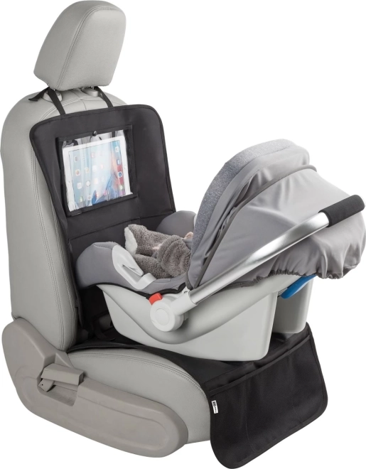 Autositz mit Schutz und Organizer 3in1