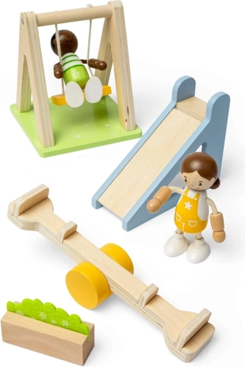 Kompletter Mini-Spielplatz für fantasievolles Spiel