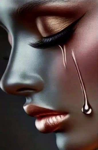 Norimpex Diamantmalerei Porträt einer weinenden Frau 30 × 40 cm