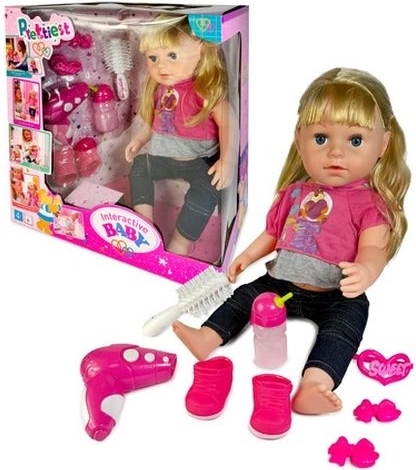 Kinderpuppe Mädchen mit Zubehör