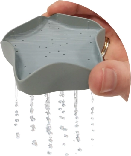 Sanfte „Regendusch“ für schonendes Abspülen
