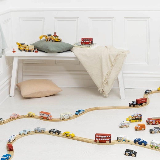 Kompatibel mit Spielbahnen und der Welt der Fantasie