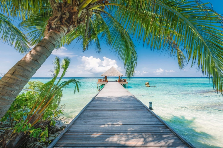 Puzzle Traumstrand auf den Malediven, 4000 Teile
