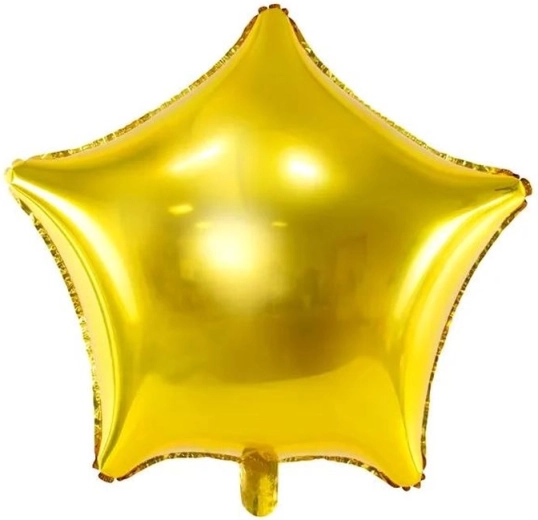 PartyDeco Folienballon Stern 48 cm gold