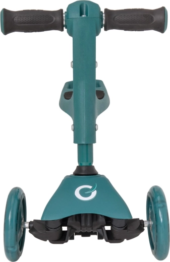 Stabilität dank zwei Vorderrädern