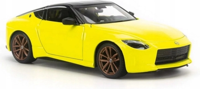 Metallmodell 2023 NISSAN Z gelb 1:24