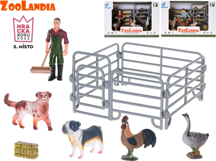 Zoolandia Bauernhof mit Tieren und Zubehör, 3 Varianten