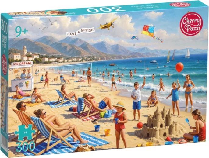 Cherry Pazzi Puzzle Sonniger Tag am Strand, 300 Teile