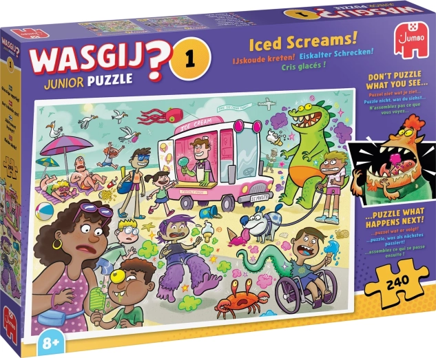 Jumbo Puzzle Wasgij Junior 1: Eisige Schreie! 240 Teile