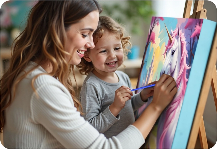 Kreative Momente für Kinder und Erwachsene