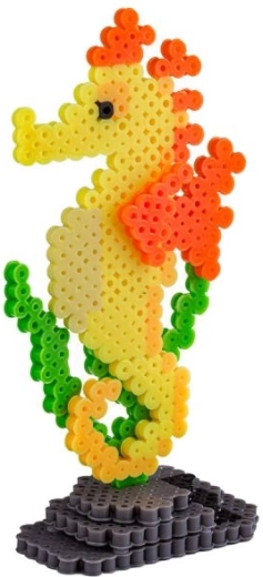 3D-Ergebnis – ein stehendes Seepferdchen