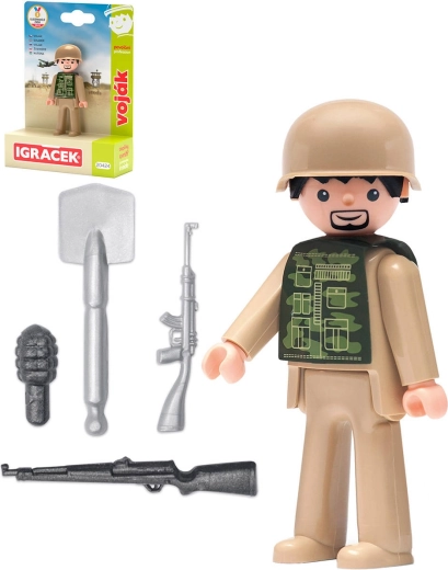Efko Igráček Soldat (Berufe) Set mit Zubehör