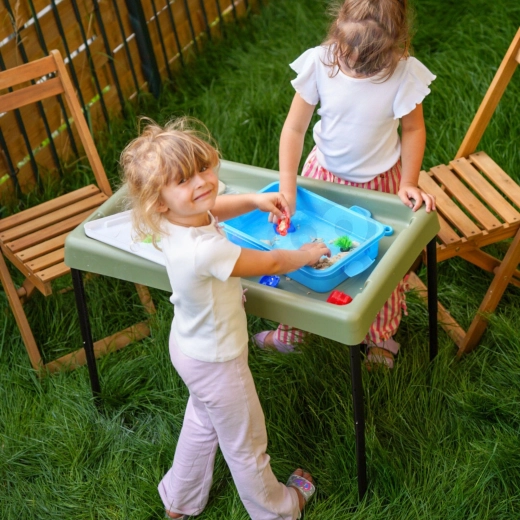 Koffer als Spielwanne
