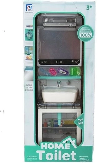 Kinder-Badezimmermöbel-Set mit Batteriebetrieb in der Box