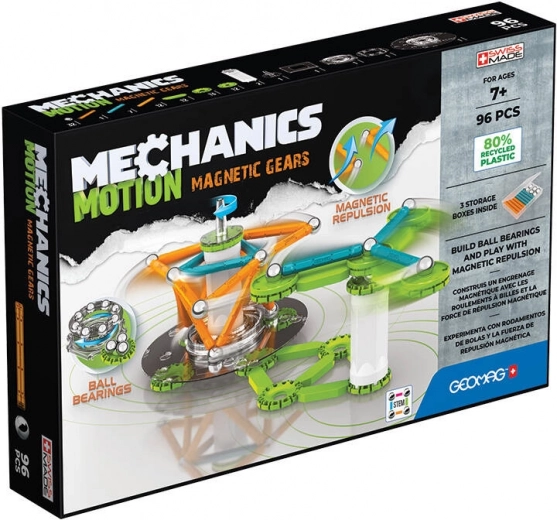 Mechanics Motion Magnetic Gears 96 Teile GEOMAG magnetische Bausteine