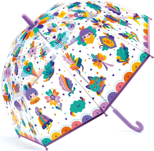 Kinderregenschirm Regenbogen DJECO