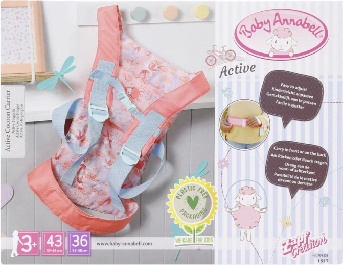 Baby Annabell Tragegurt für Puppen mit verstellbaren Riemen