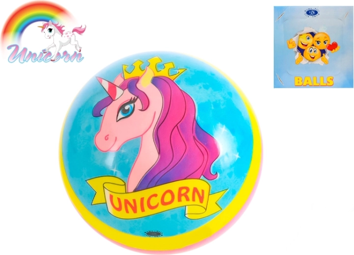 Ball mit Einhorn 12 cm für Kinder ab 10 Monaten