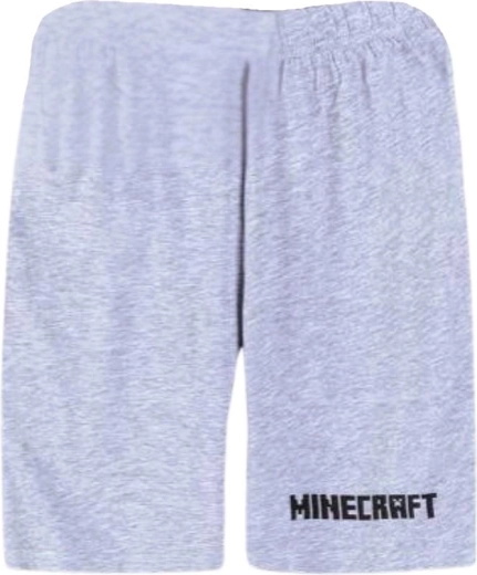 Graue Minecraft-Shorts – Größe: 116