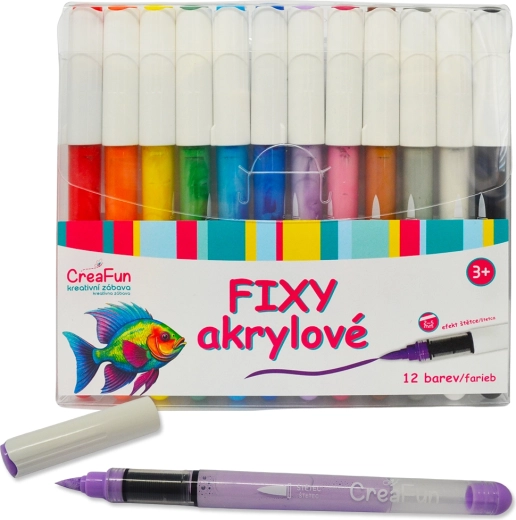 Acrylmarker CreaFun 12 Farben
