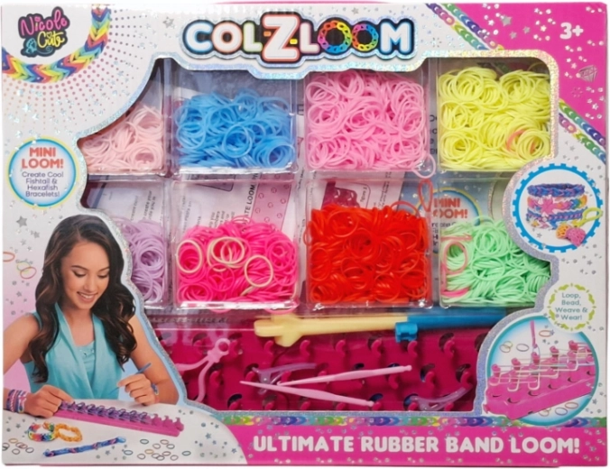 Kreativset mit Gummibändern zur Herstellung von Armbändern