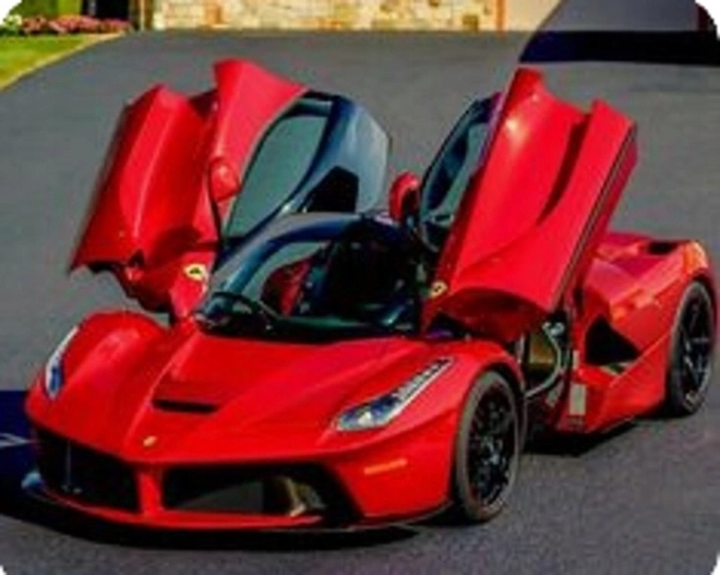 Diamantmosaik – rotes Auto