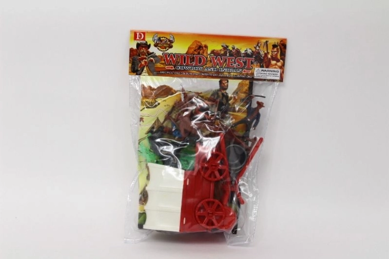 Cowboy-Set mit Pferden und Zubehör