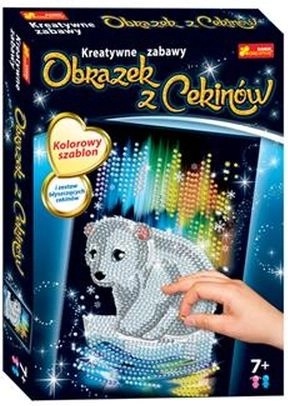 Paillettenbild Teddybär