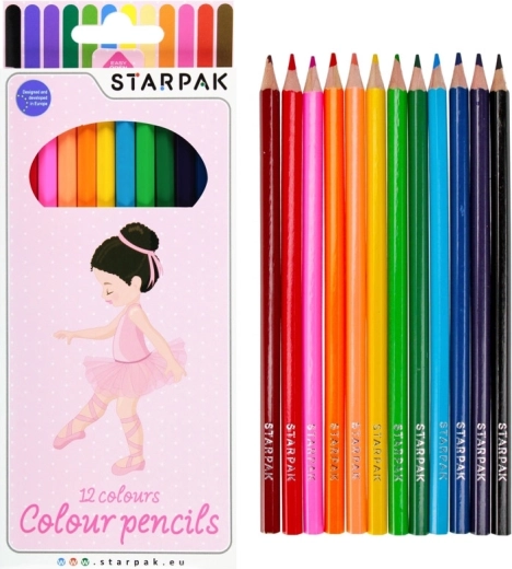 Buntstifte Ballerina, Set mit 12 Farben